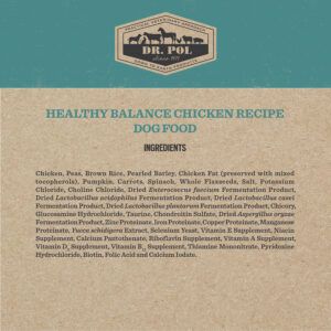 Walmart LID Healthy Balance Chicken Recipe Dog Food Ingredients