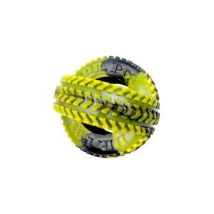 Dr. Pol TPR Thread Tire Fetch & Chew Dog Toy -Yellow 4.5