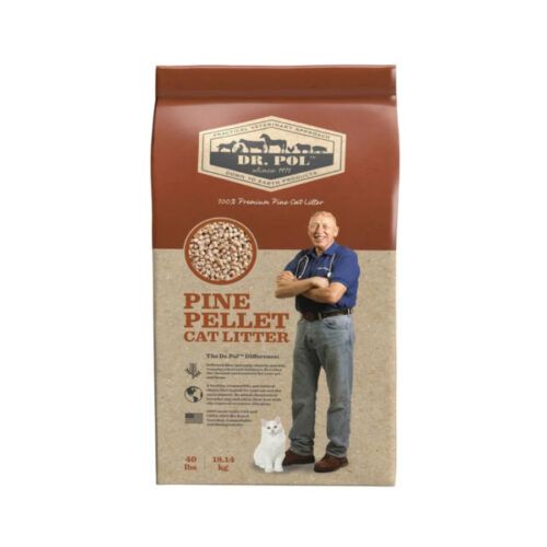 Dr. Pol Pine Pellet Cat Litter - 40lb Bag