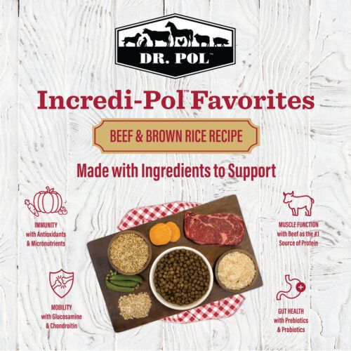 INCREDI-POL Favorites Beef and Brown Rice Benefit