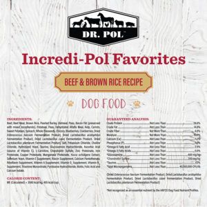 INCREDI-POL Favorites Beef and Brown Rice Recipe Ingredients