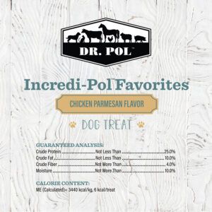 INCREDI-POL Favorites Chicken Parmesan Dog Treats