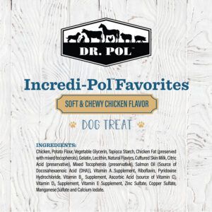 INCREDI-POL Favorites Soft and Chewy Chicken Dog Treat Description Ingredient