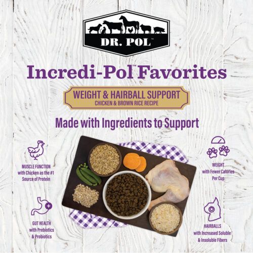 INCREDI-POL Favorites Weight and Hairball Support Cat Benefit