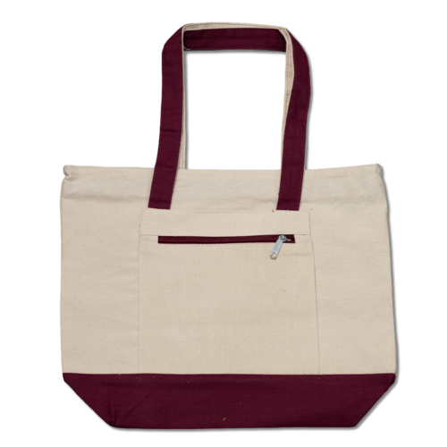 Maroon Dr. Pol Tote Bag (back)