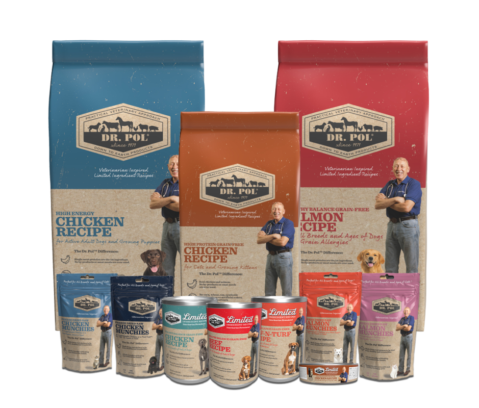 Dr. Pol Limited Ingredient Product Line Dog & Cat Food & Treats