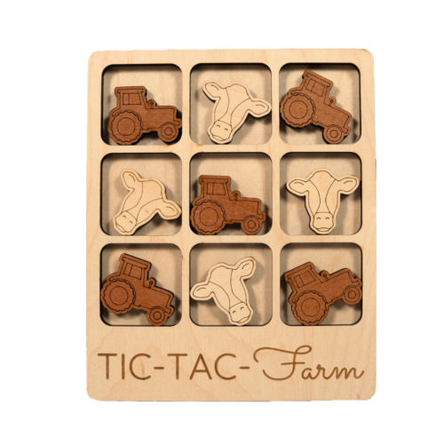 Dr Pol Tic-Tac-Farm Wooden Board Game