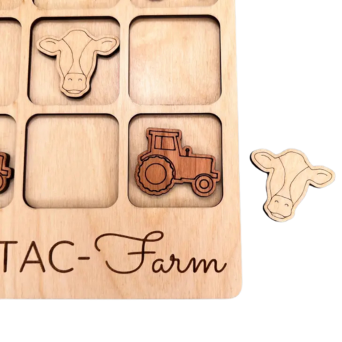 Dr Pol Tic-Tac-Farm Wooden Board Game