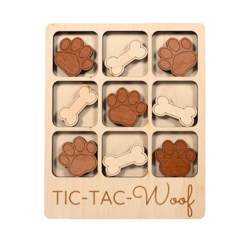 Dr Pol Tic-Tac-Woof Wooden Board Game