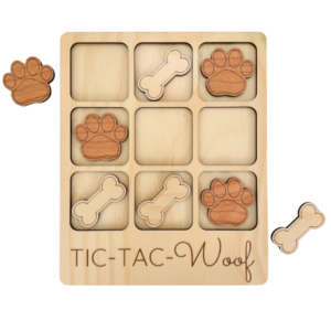 Dr Pol Tic-Tac-Woof Wooden Board Game