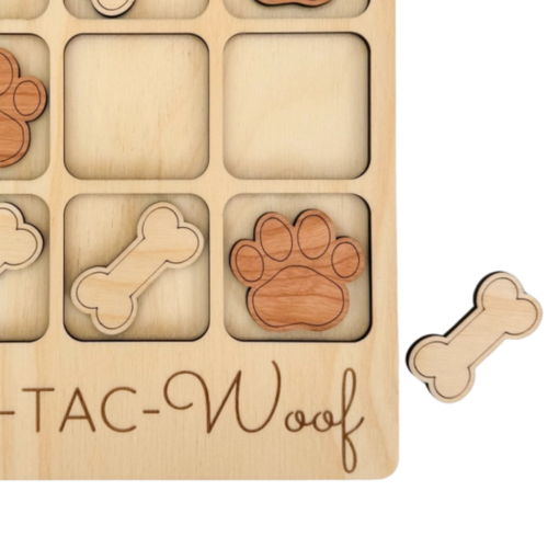 Dr Pol Tic-Tac-Woof Wooden Board Game