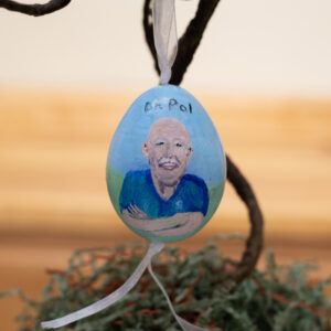 Pol Farm Painted Peacock Egg with Dr Pol