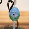 Pol Farm Painted Peacock Egg with sheep