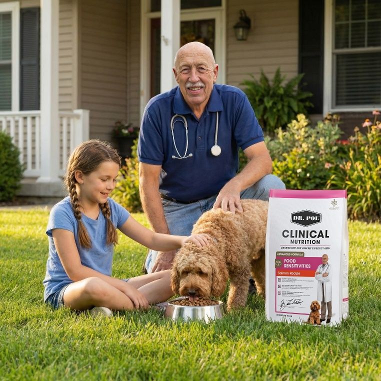 Dr. Pol Clinical Nutrition - Landing Page - Dr pol with a kid