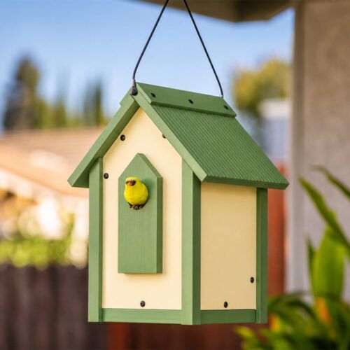 Dr. Pol A‑Frame Retreat Birdhouse Large Lifestyle Image