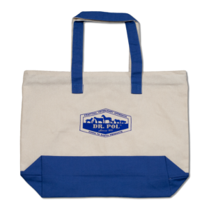 Royal Blue Dr. Pol Tote Bag (front)
