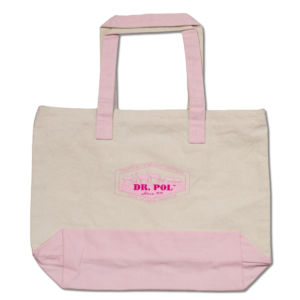 Pink Dr. Pol Tote Bag (front)