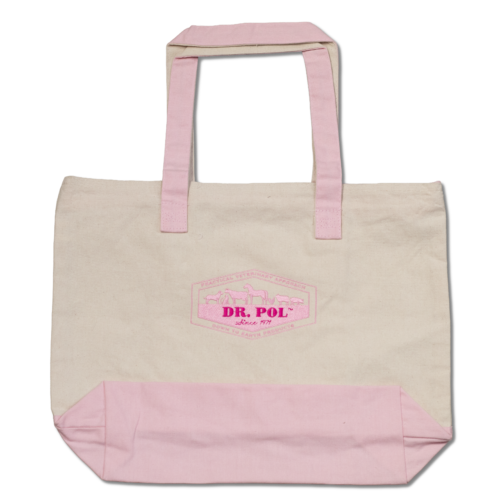 Pink Dr. Pol Tote Bag (front)